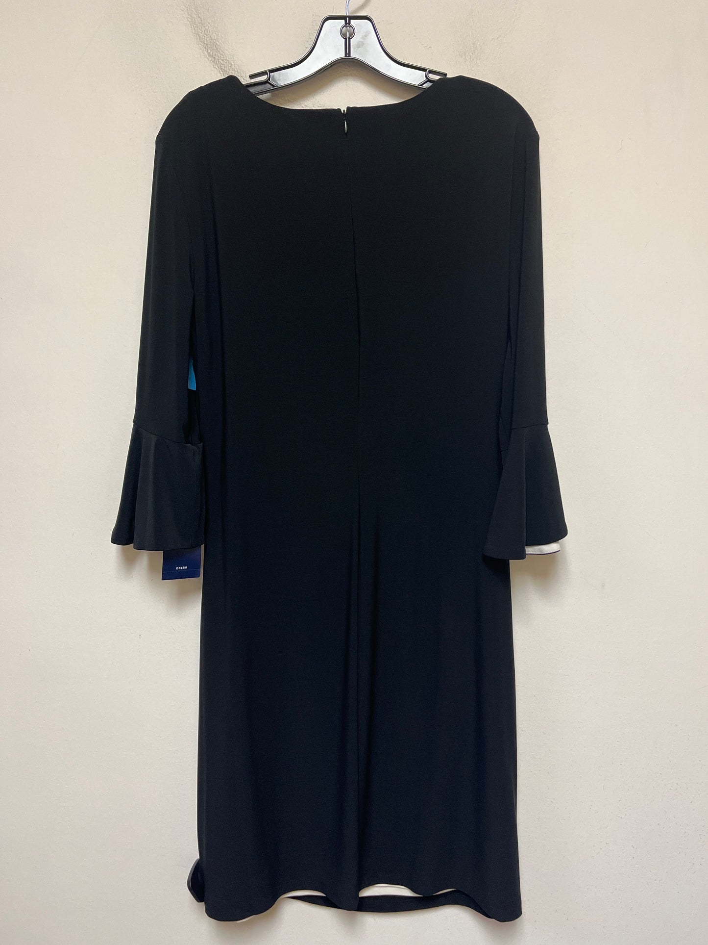 Dress Casual Midi By Chaps In Black, Size: Xl