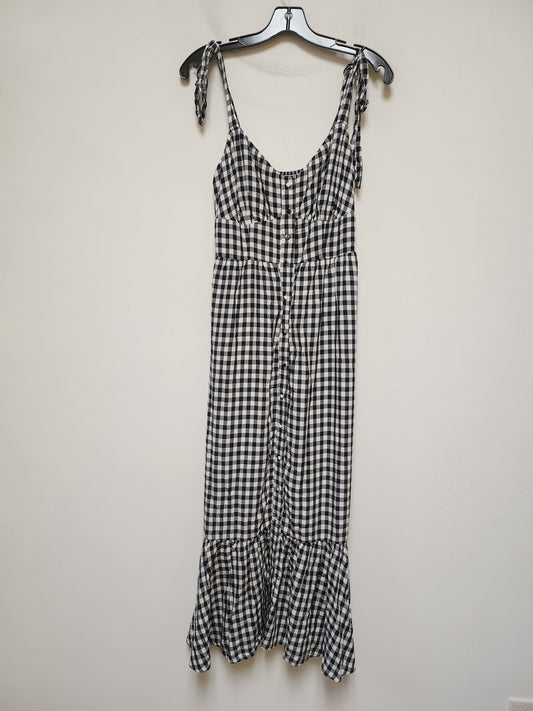 Dress Casual Maxi By J. Crew In Checkered Pattern, Size: S