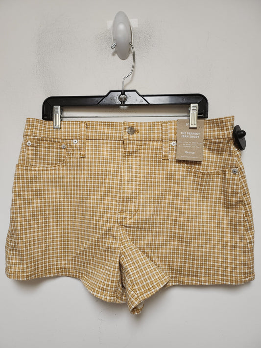 Shorts By Madewell In Plaid Pattern, Size: 8