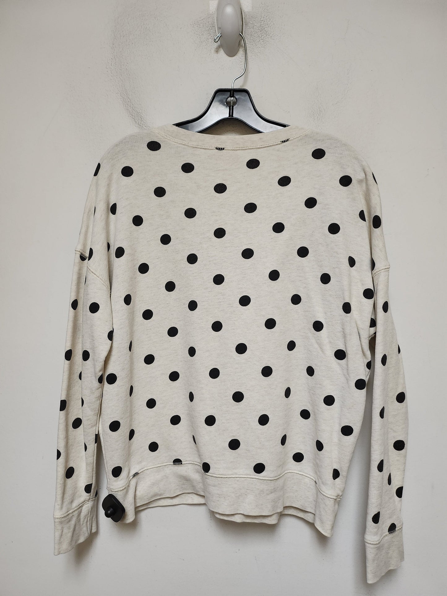 Sweatshirt Designer By Kate Spade In Polkadot Pattern, Size: Xs