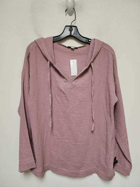 Top Long Sleeve By Loft In Purple, Size: S