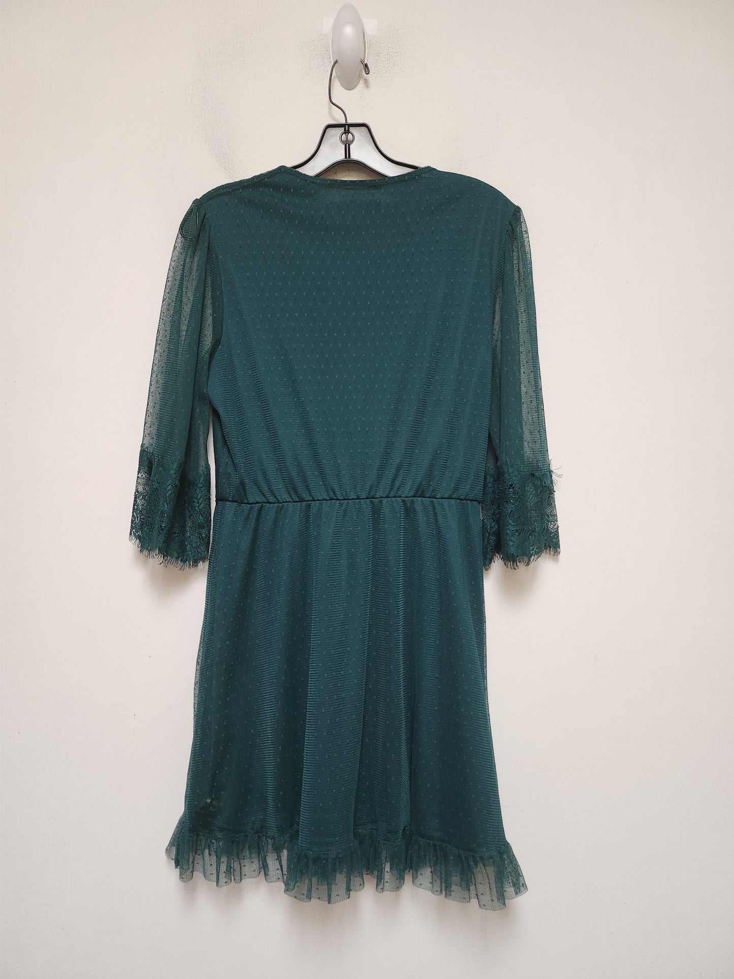 Green Dress Casual Short Asos, Size M