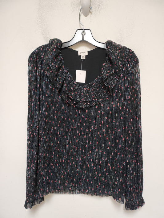 Top Long Sleeve By J. Crew In Floral Print, Size: Xs