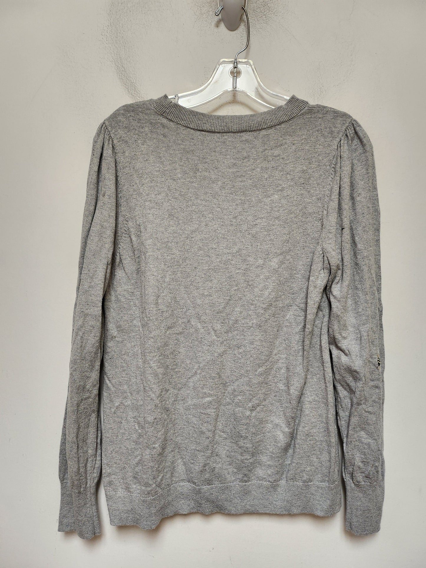 Sweater By Loft In Grey, Size: L