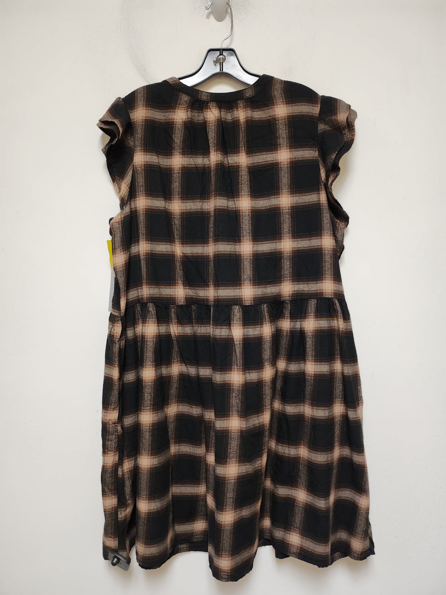 Dress Casual Short By Time And Tru In Plaid Pattern, Size: 2x