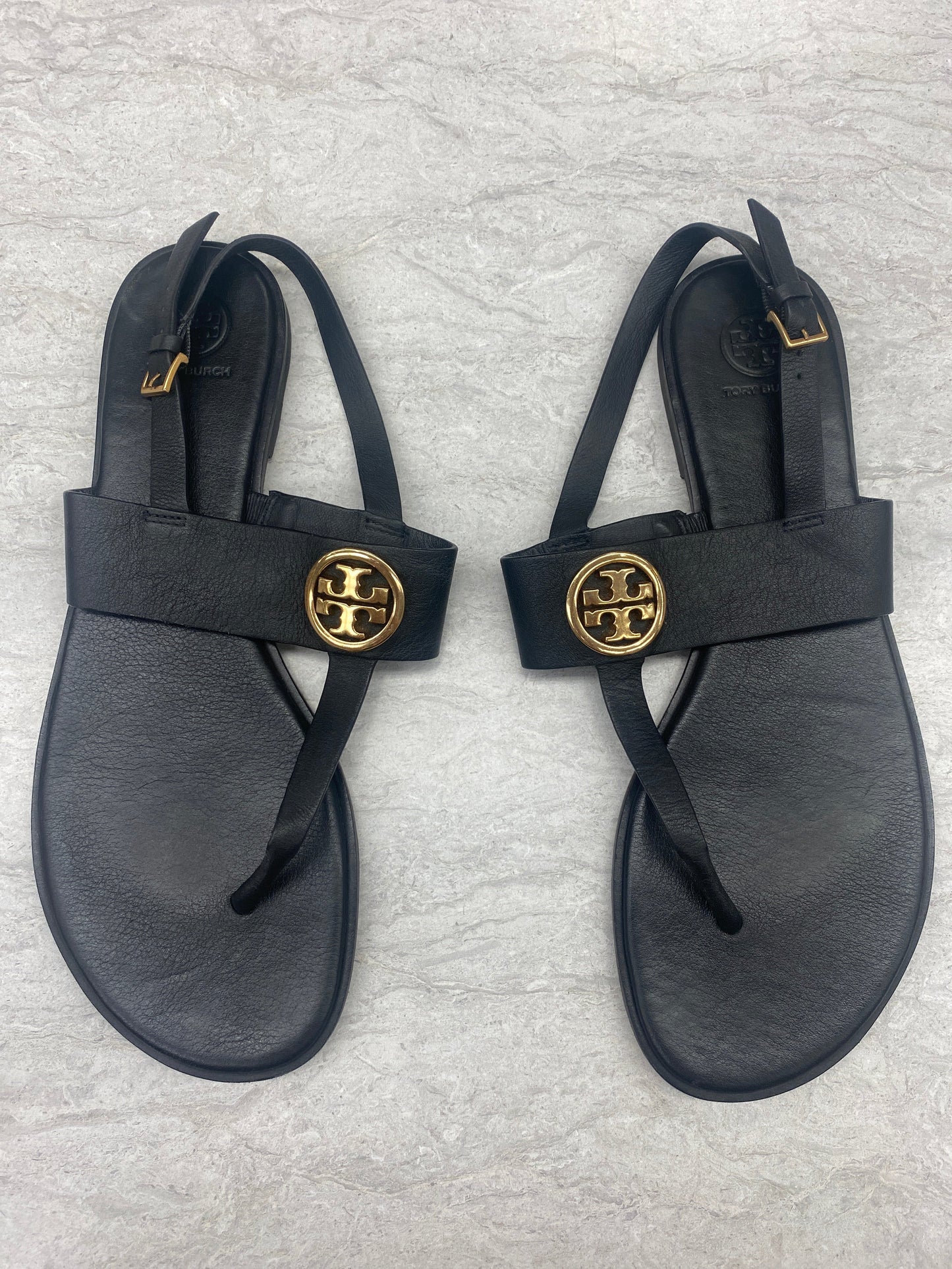 Sandals Designer By Tory Burch In Black, Size: 11