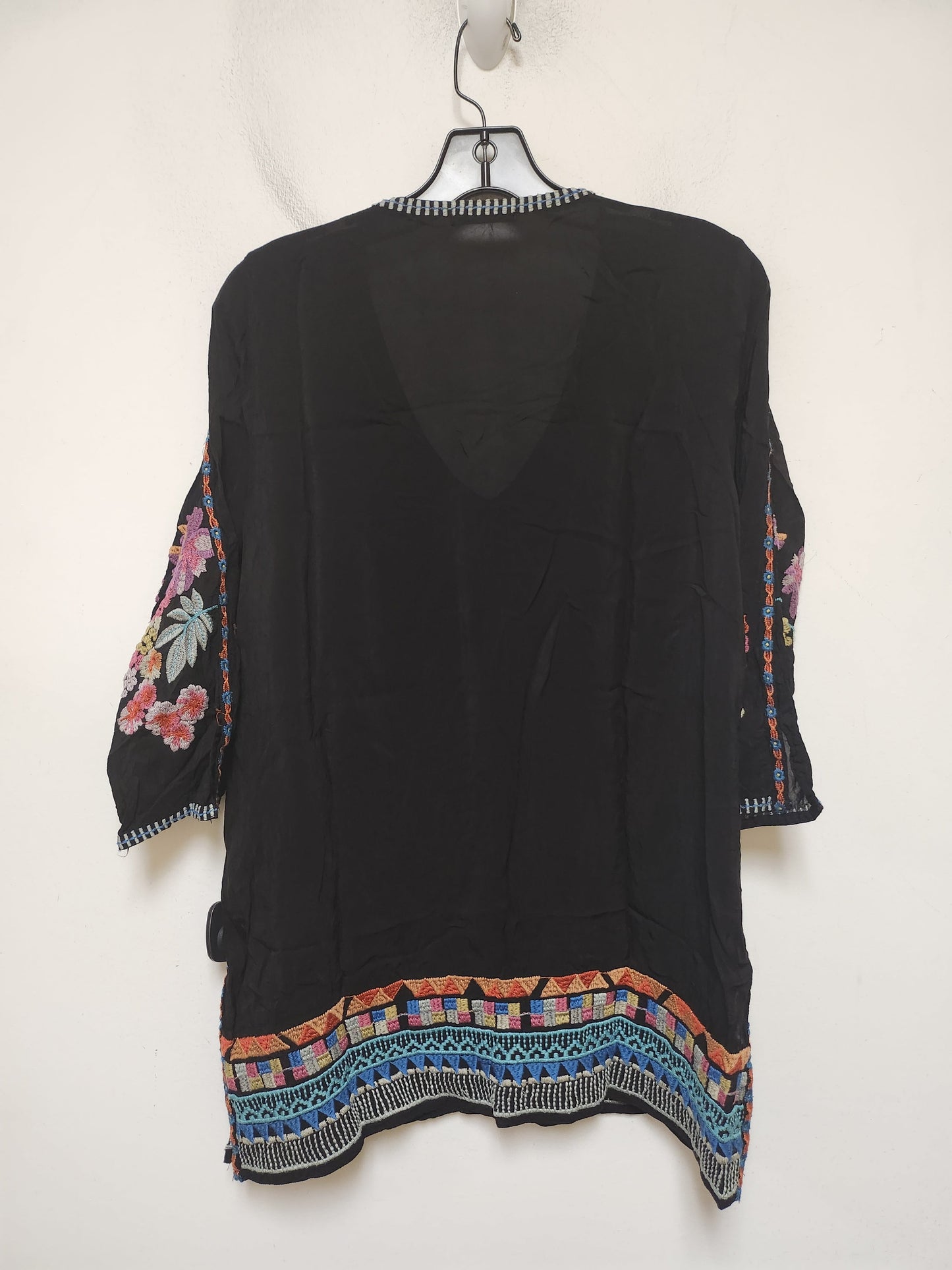 Top Long Sleeve By Johnny Was In Floral Print, Size: Xs