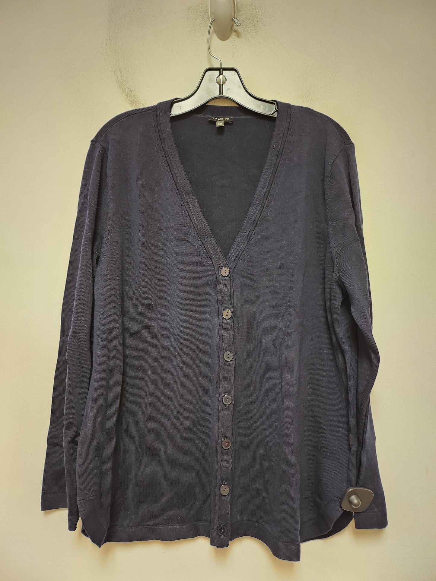 Cardigan By Talbots In Navy, Size: Xlp