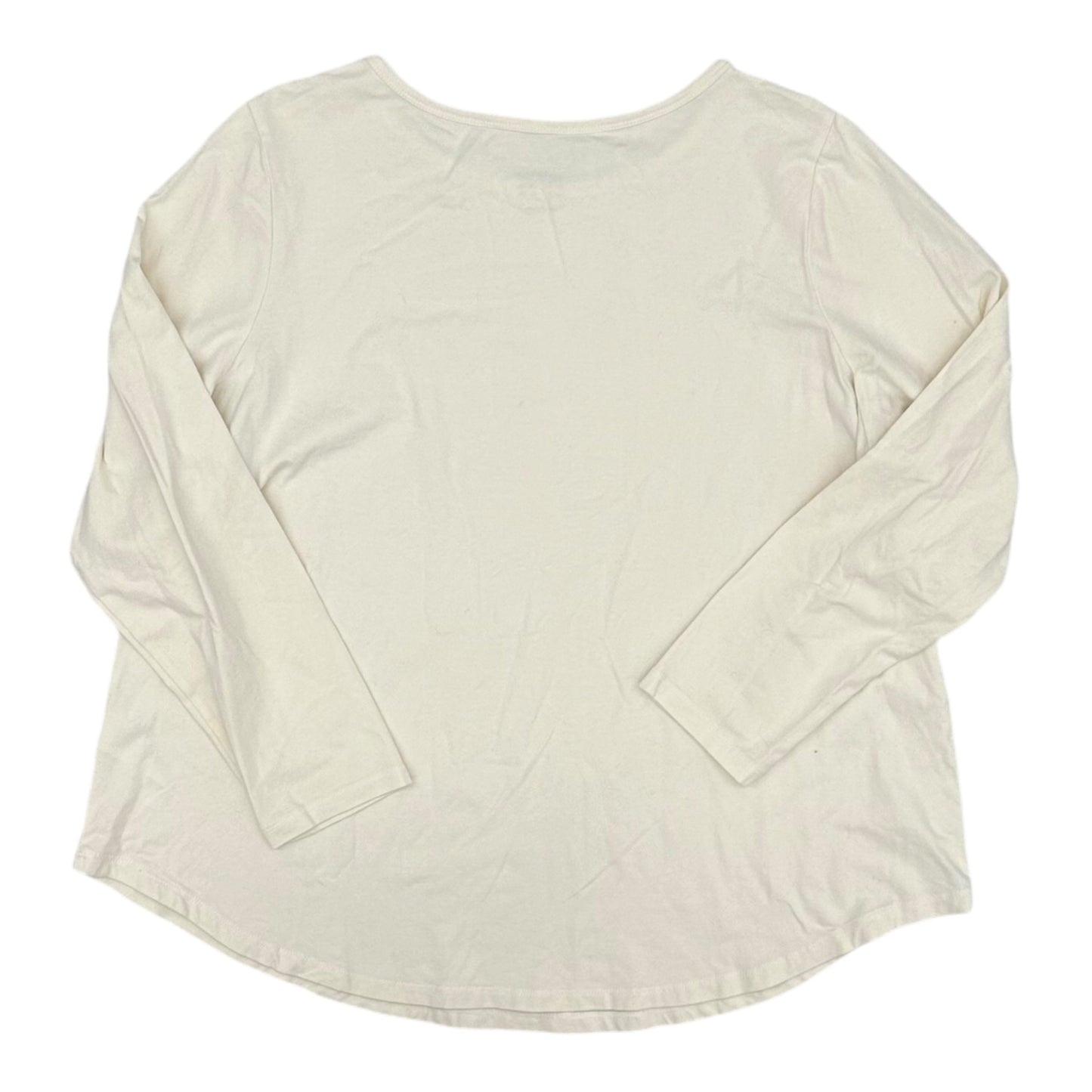 Top Ls By Susan Graver In Cream, Size:1X