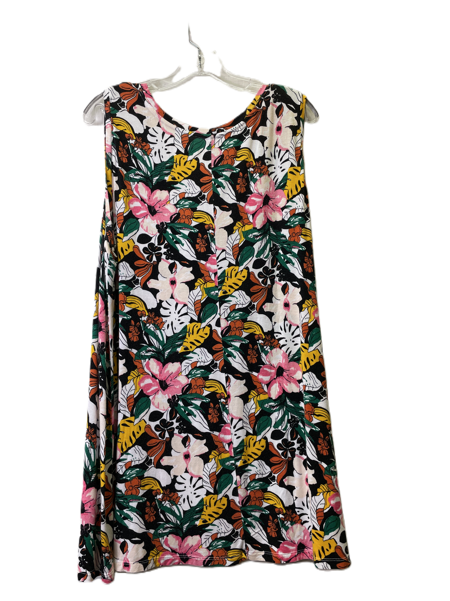 Floral Print Top Sleeveless By Lane Bryant, Size: 3x