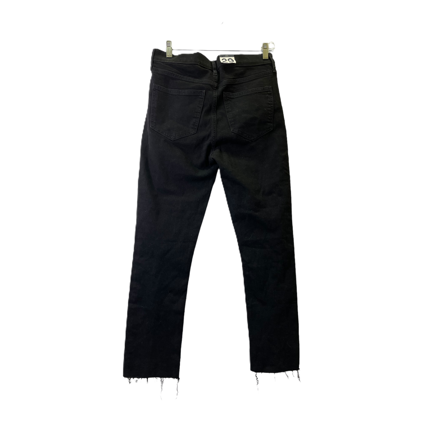 Black Denim Jeans Skinny By Gap, Size: 8