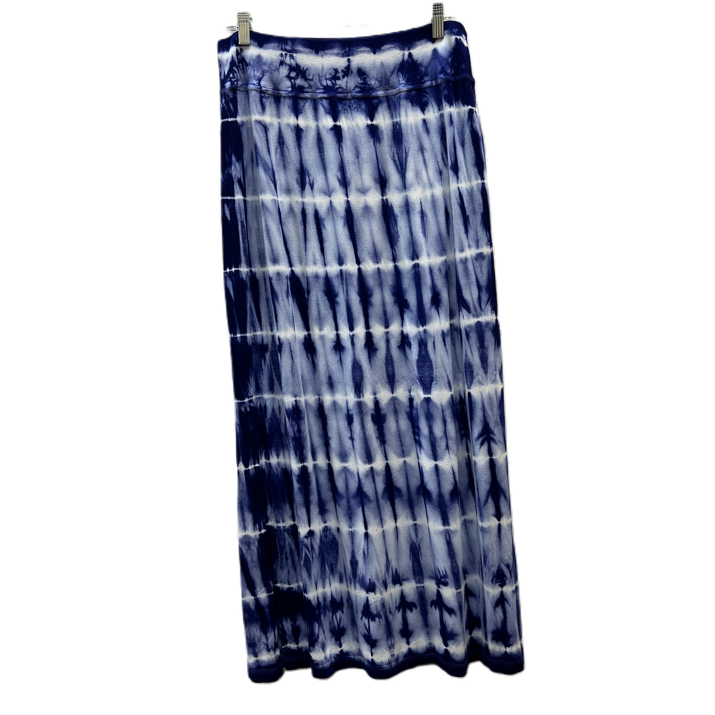 Skirt Maxi By Chicos In Blue & White, Size: 8