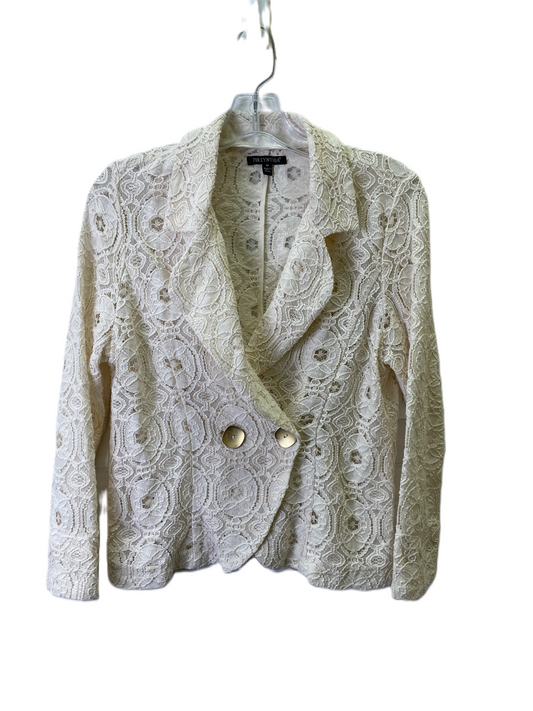 Blazer By For Cynthia In Cream, Size: M