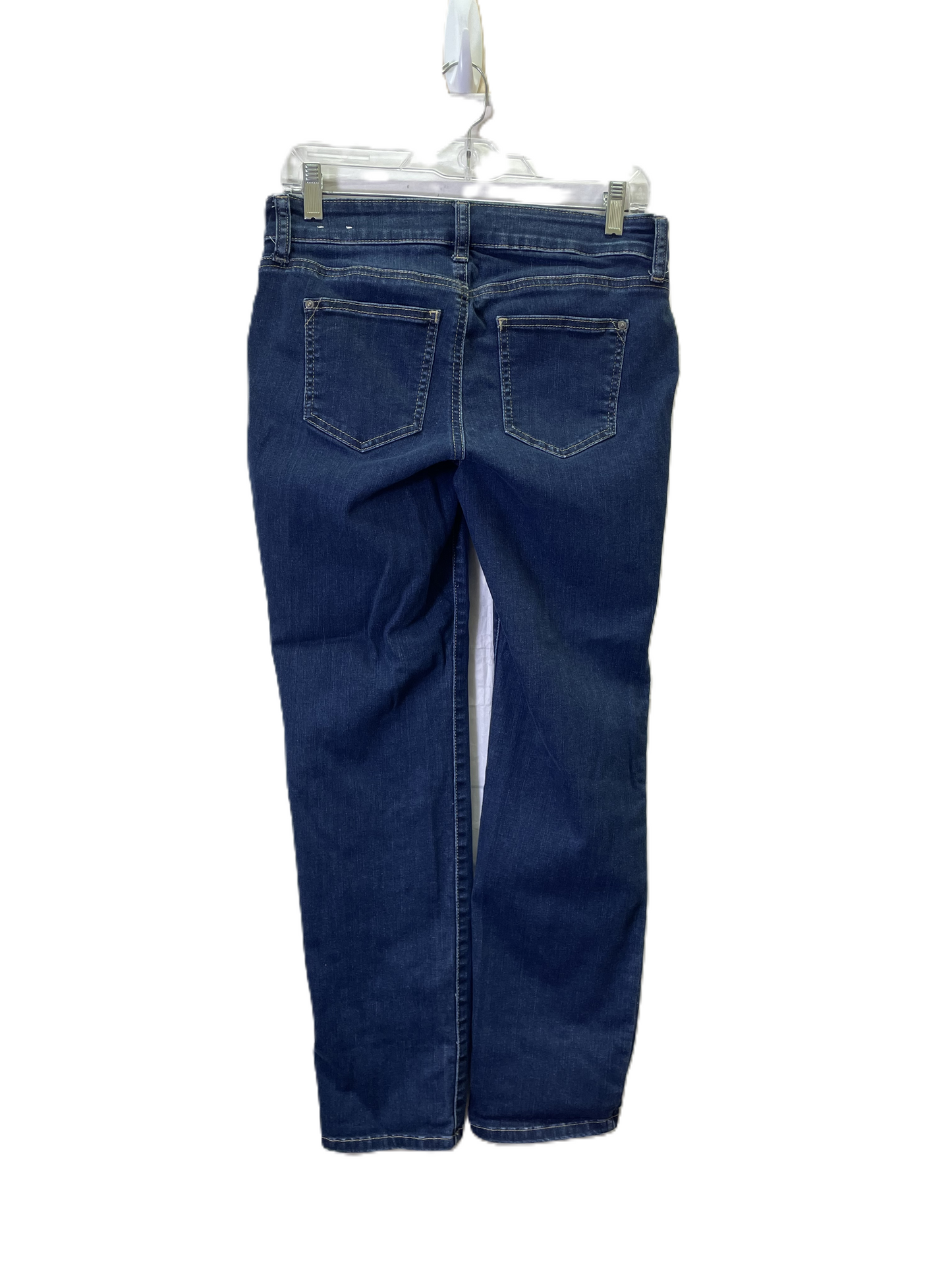 Jeans Straight By Chicos In Blue Denim, Size: 6