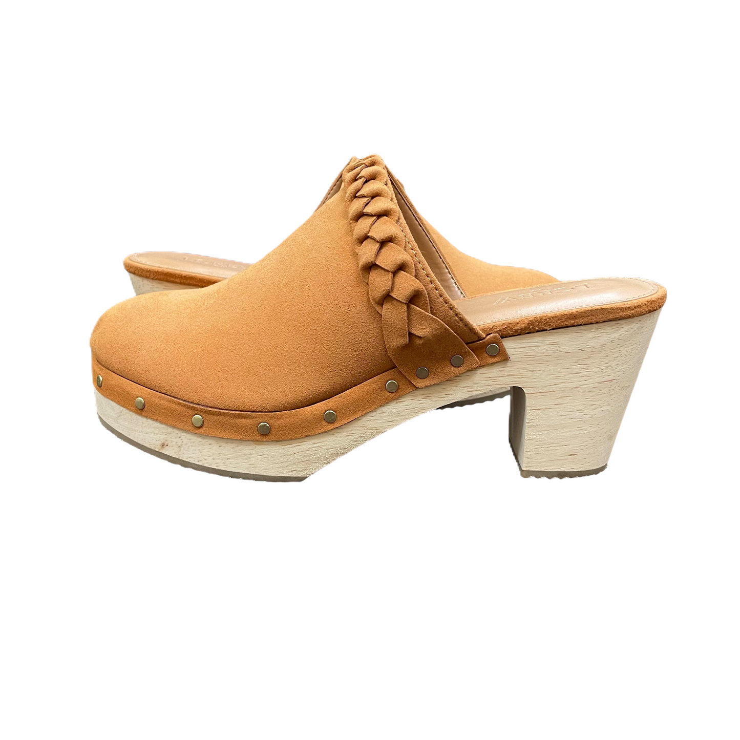 Tan Shoes Heels Block By J. Crew, Size: 7