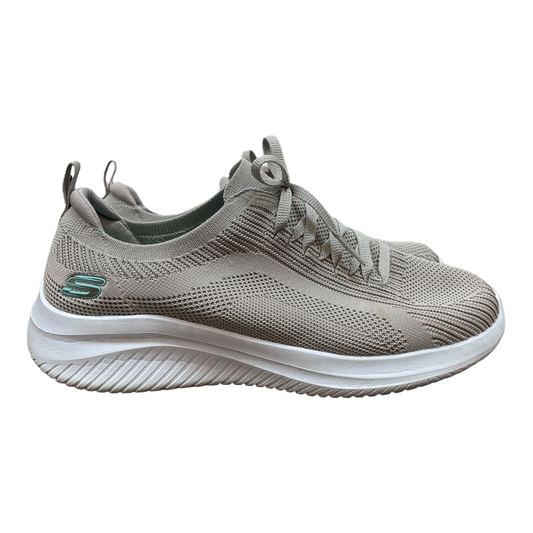 Shoes Athletic By Skechers In Taupe, Size: 7.5