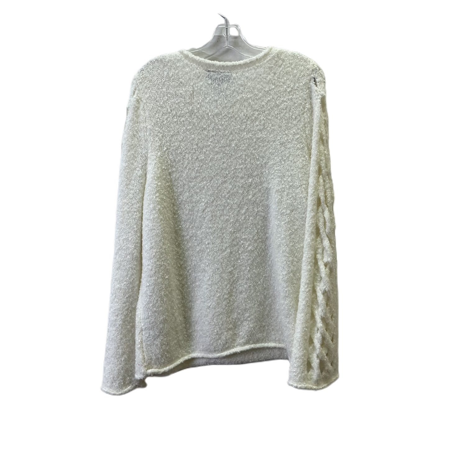 Sweater By Lane Bryant In White, Size: L