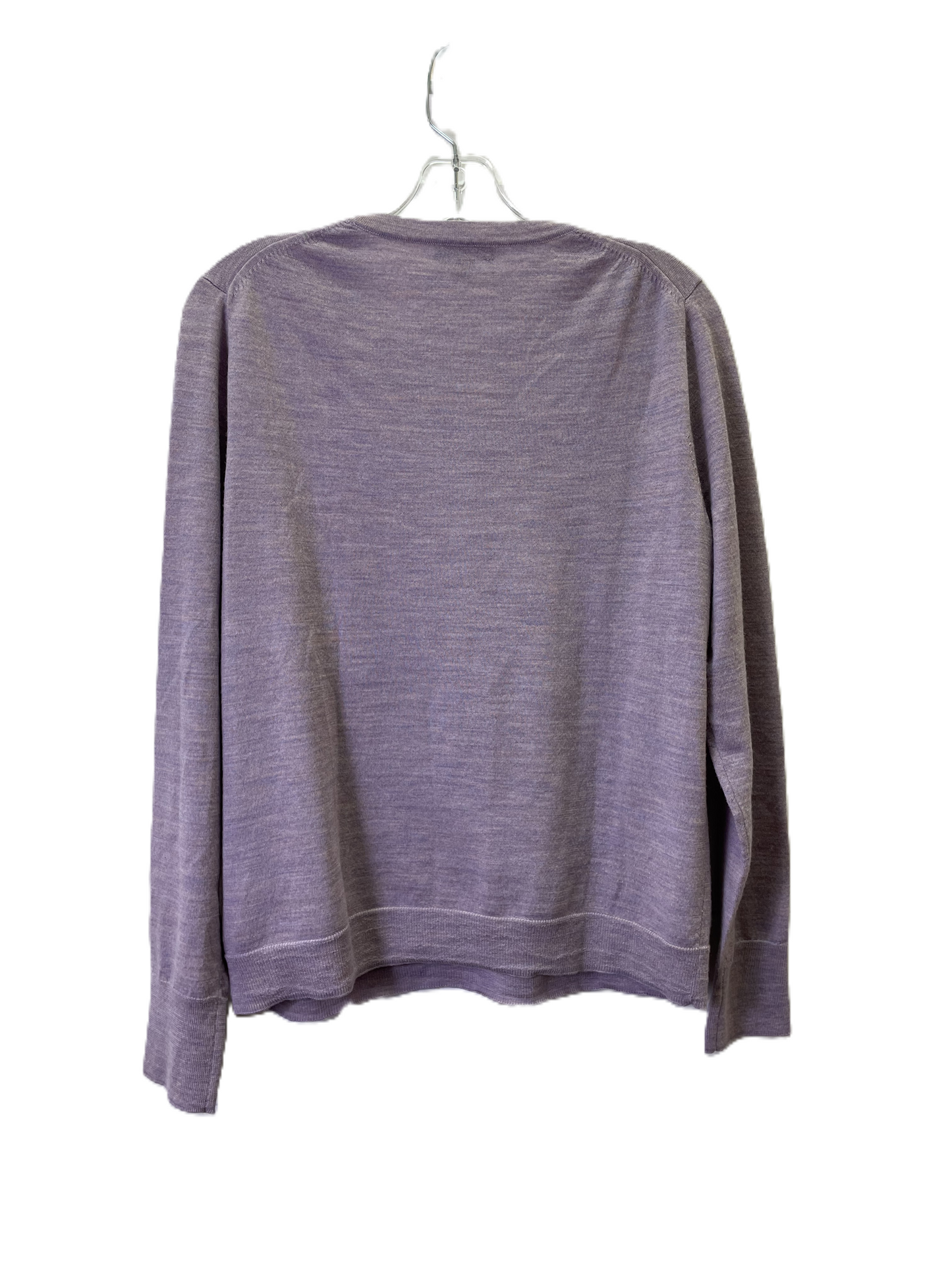 Top Long Sleeve By J. Crew In Purple, Size: L