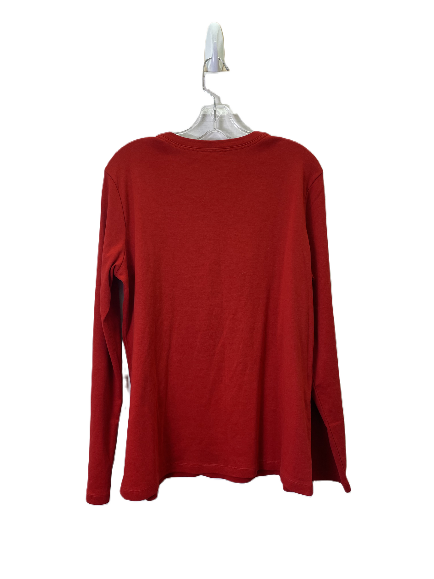 Top Long Sleeve By Lands End In Red, Size: Xl