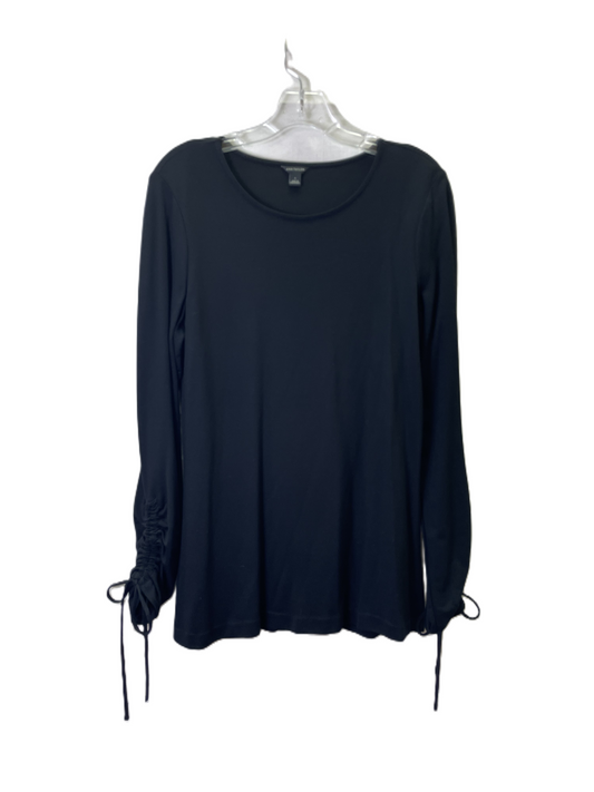 Top Long Sleeve By Ann Taylor In Black, Size: L