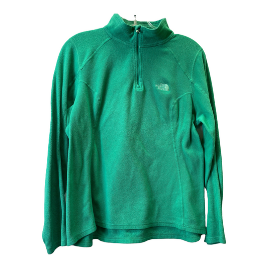 Green Jacket Fleece By North Face, Size: M