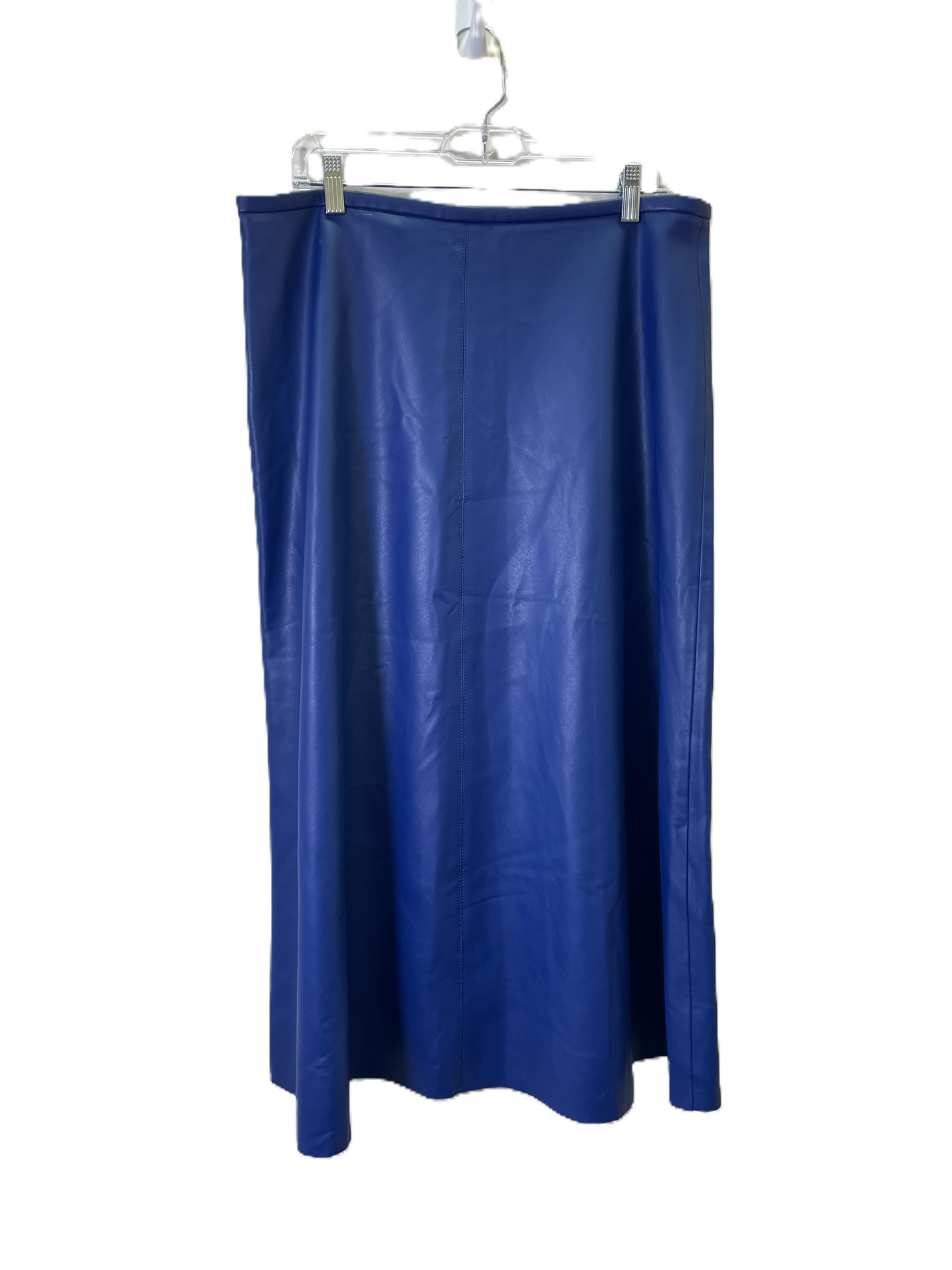 Skirt Midi By Zara In Blue, Size: Xl