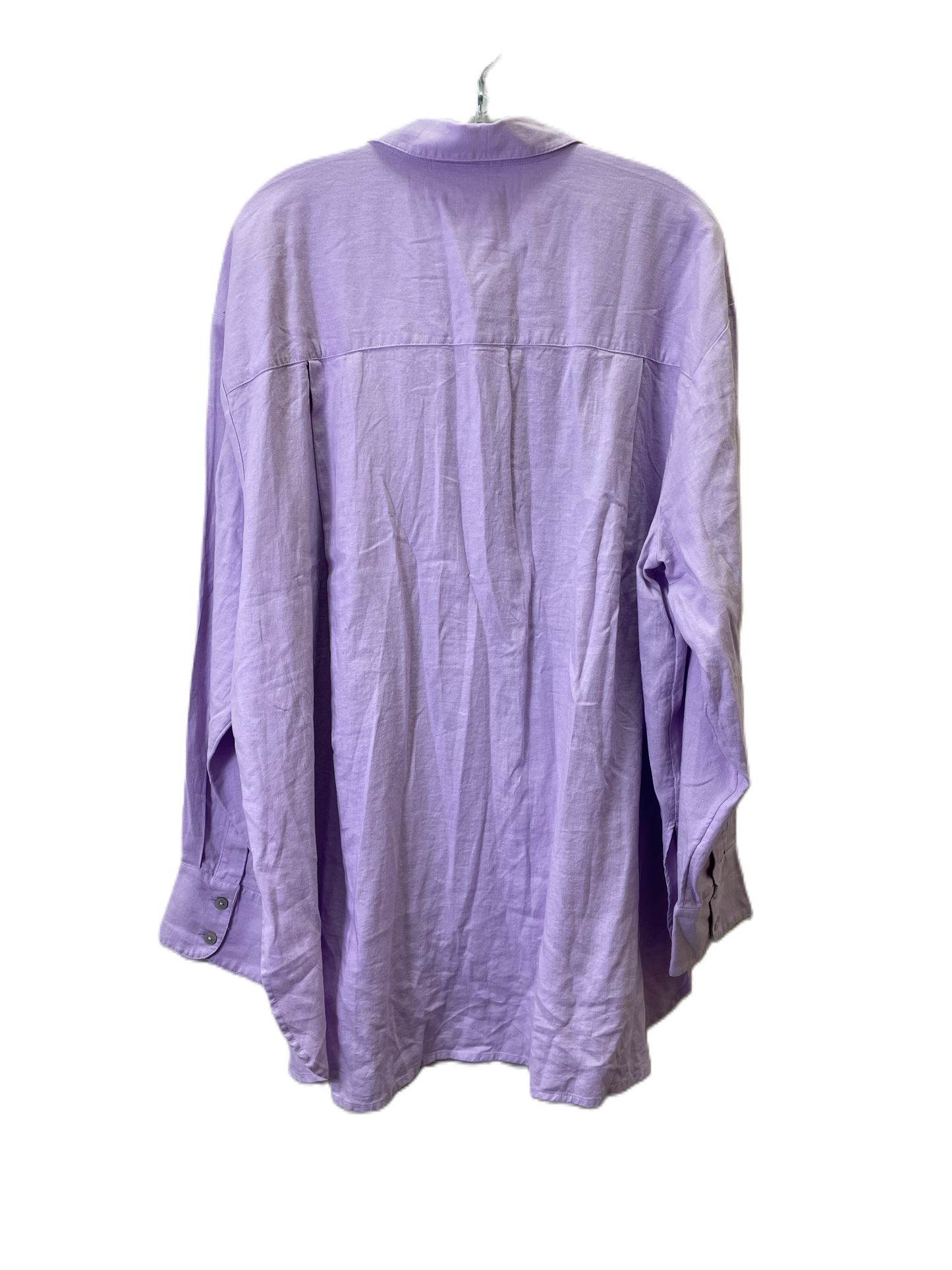 Top Long Sleeve By Lane Bryant In Purple, Size: 1x