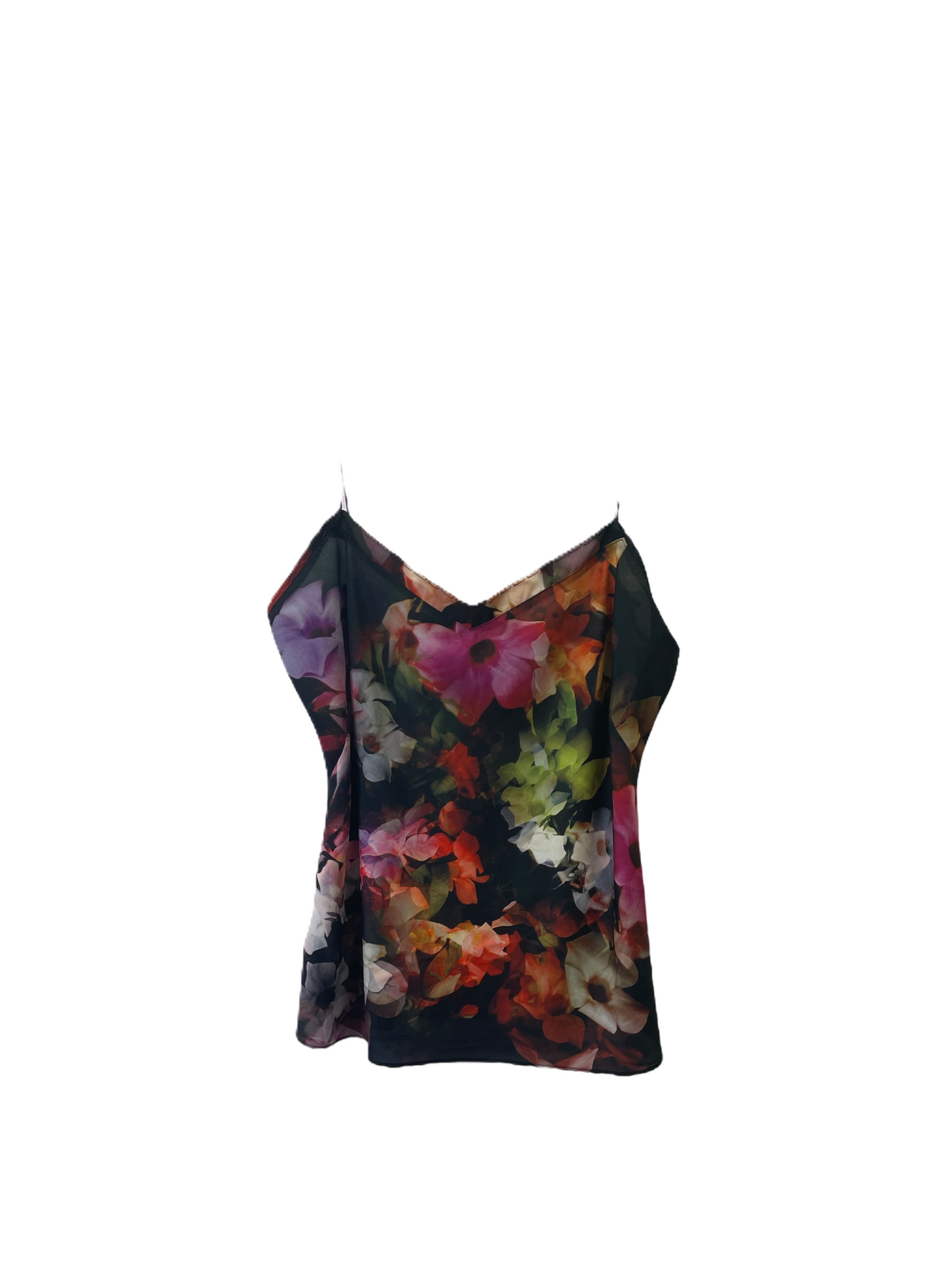 Black & Pink Top Sleeveless By Ted Baker, Size: L