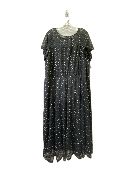 Dress Party Long By Lane Bryant In Black & White, Size: 3x