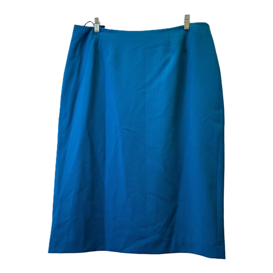 Skirt Midi By Kasper In Blue, Size: 12