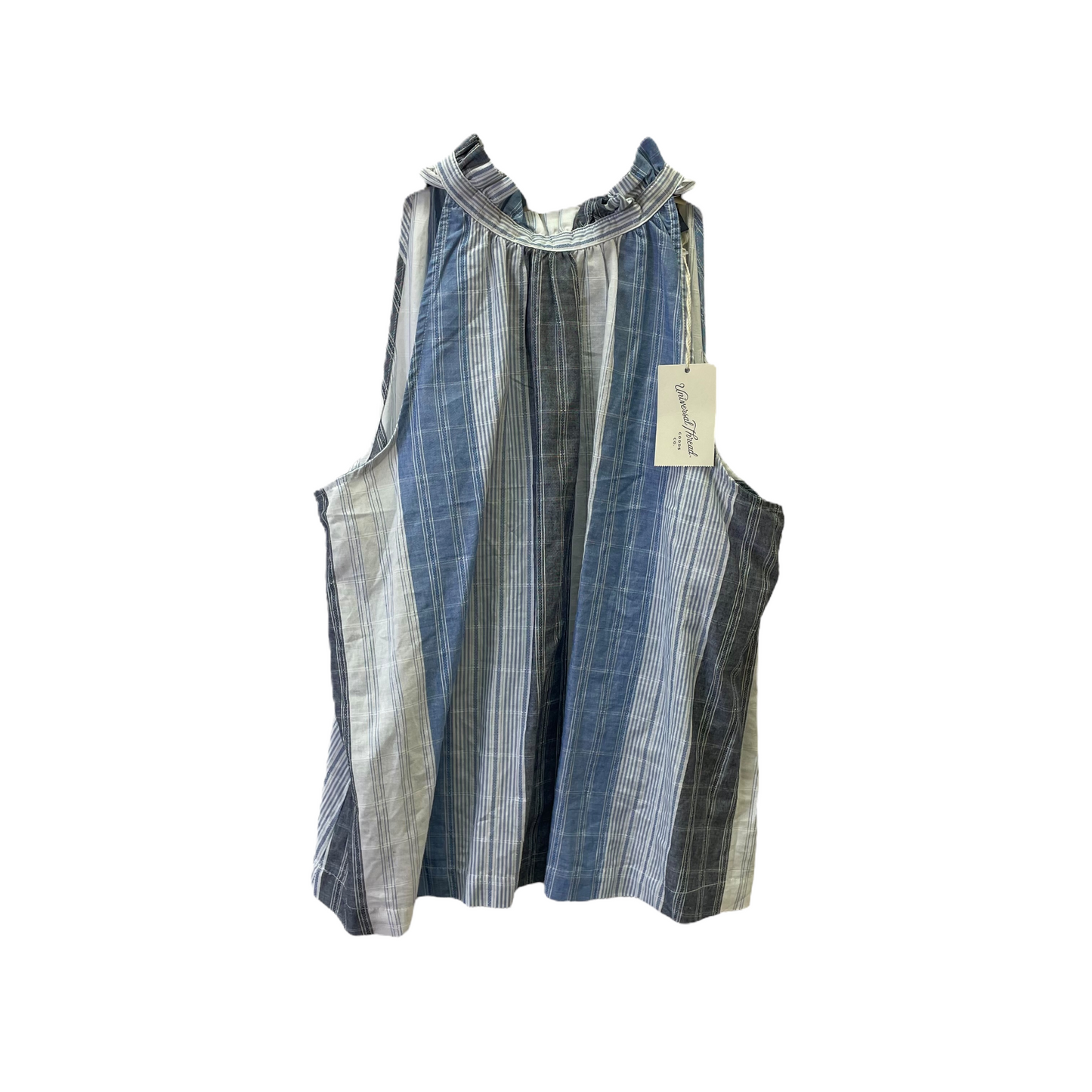 Blue Denim Top Sleeveless Basic By Universal Thread, Size: M