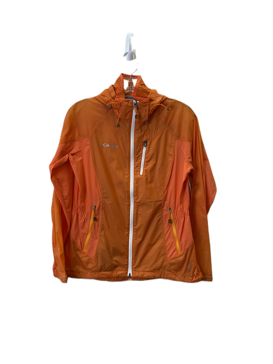 Athletic Jacket By Columbia In Orange, Size: M