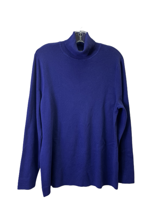 Sweater By Chicos In Purple, Size: Xl