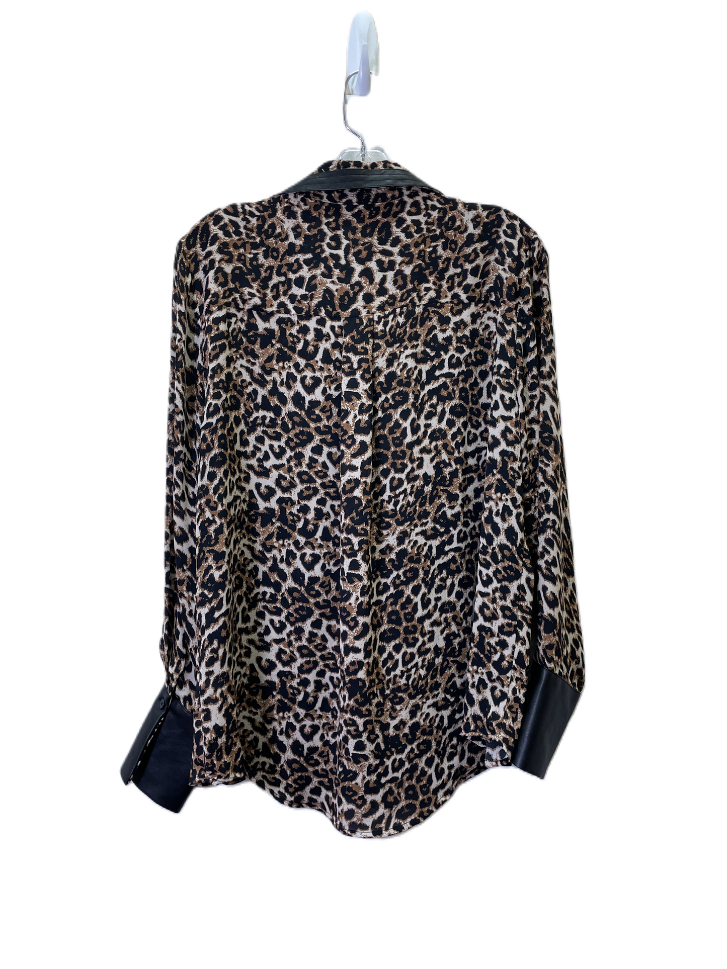 Top Long Sleeve By Laundry In Animal Print, Size: M