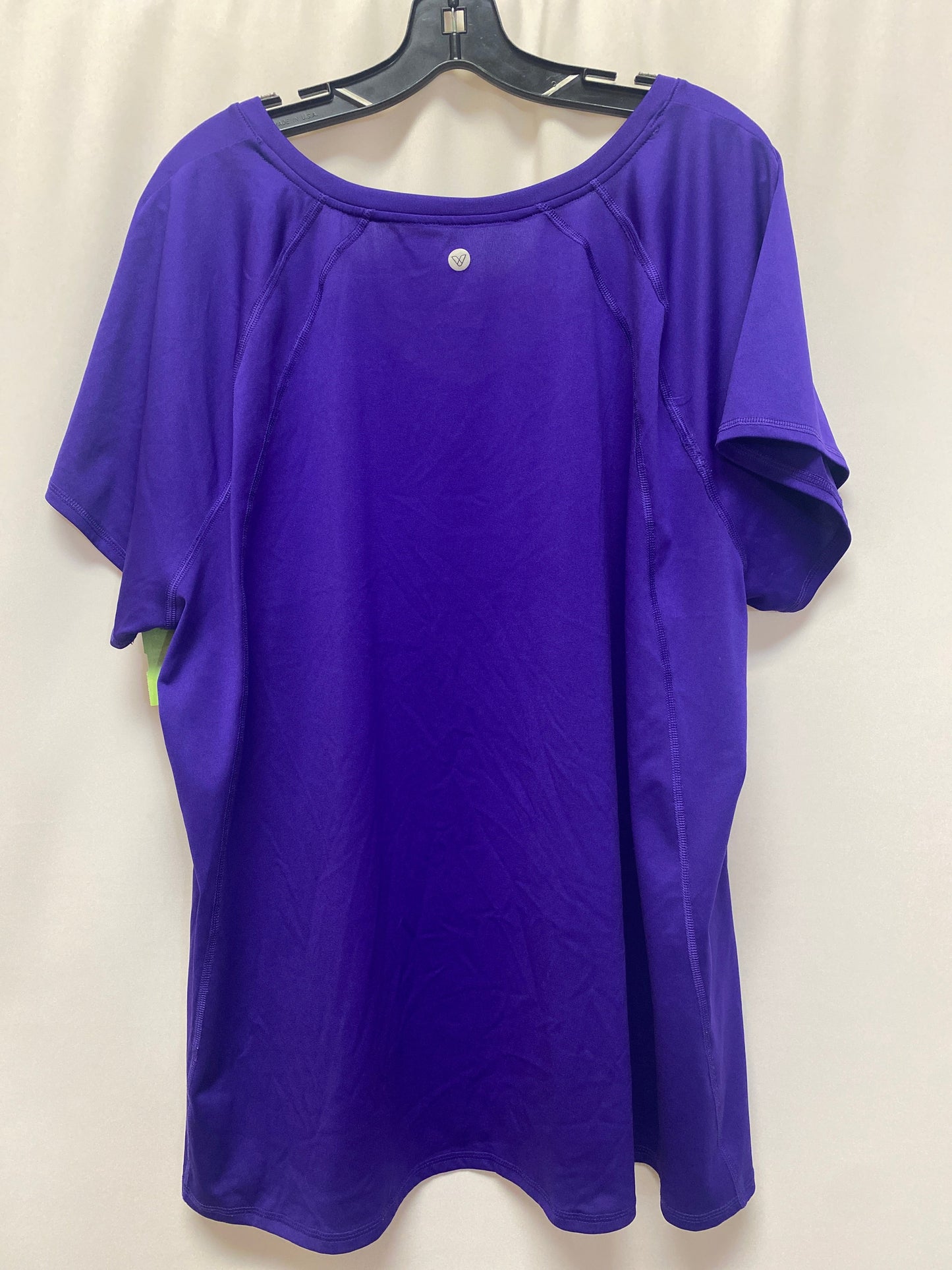 Athletic Top Short Sleeve By Livi Active  Size: 4x
