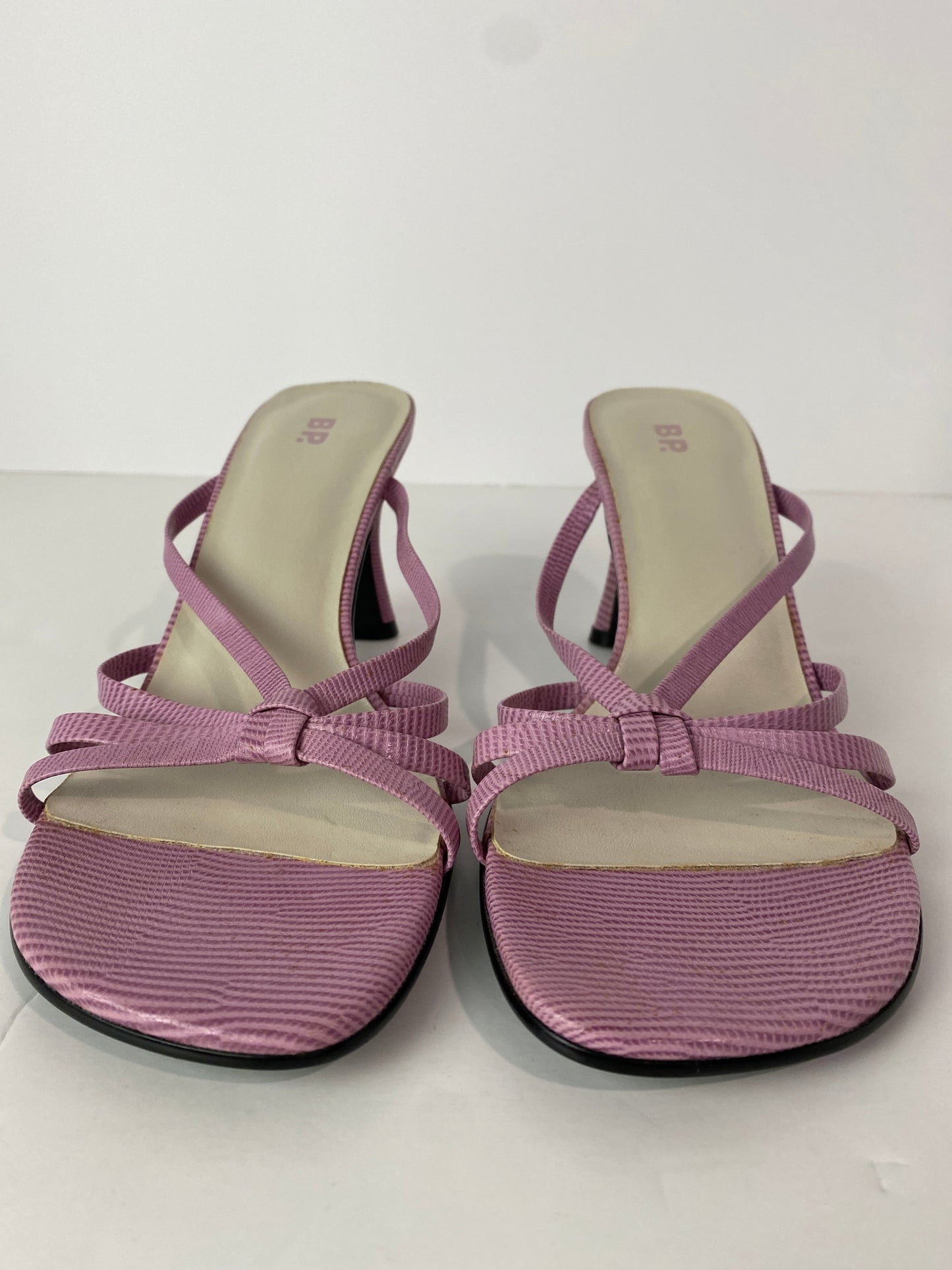 Purple Shoes Heels Kitten Bp, Size 9