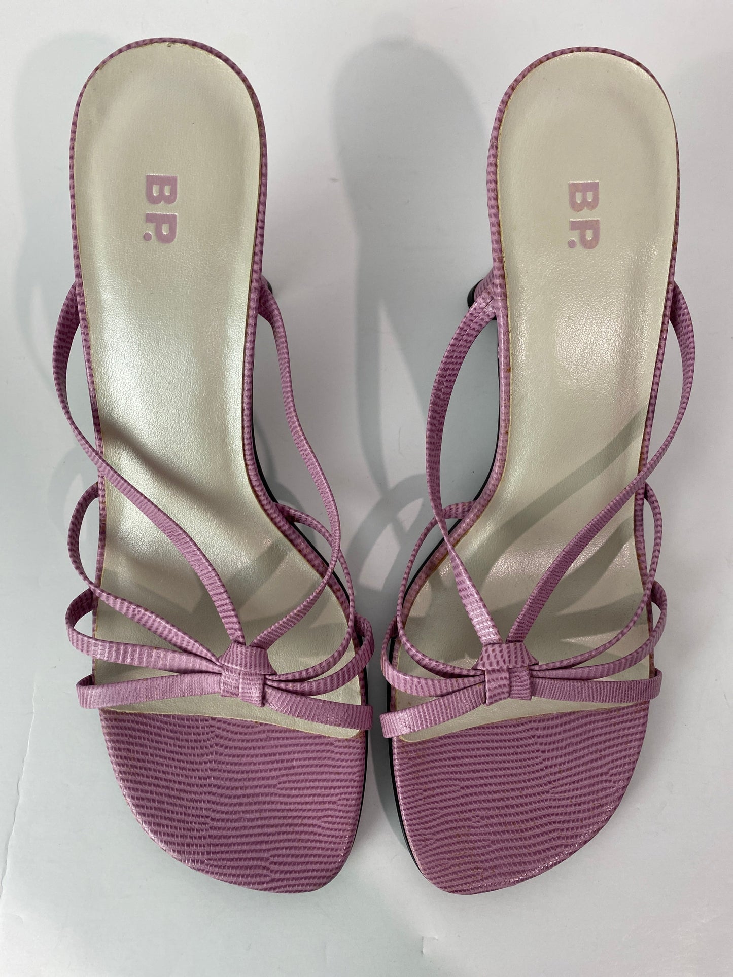 Purple Shoes Heels Kitten Bp, Size 9