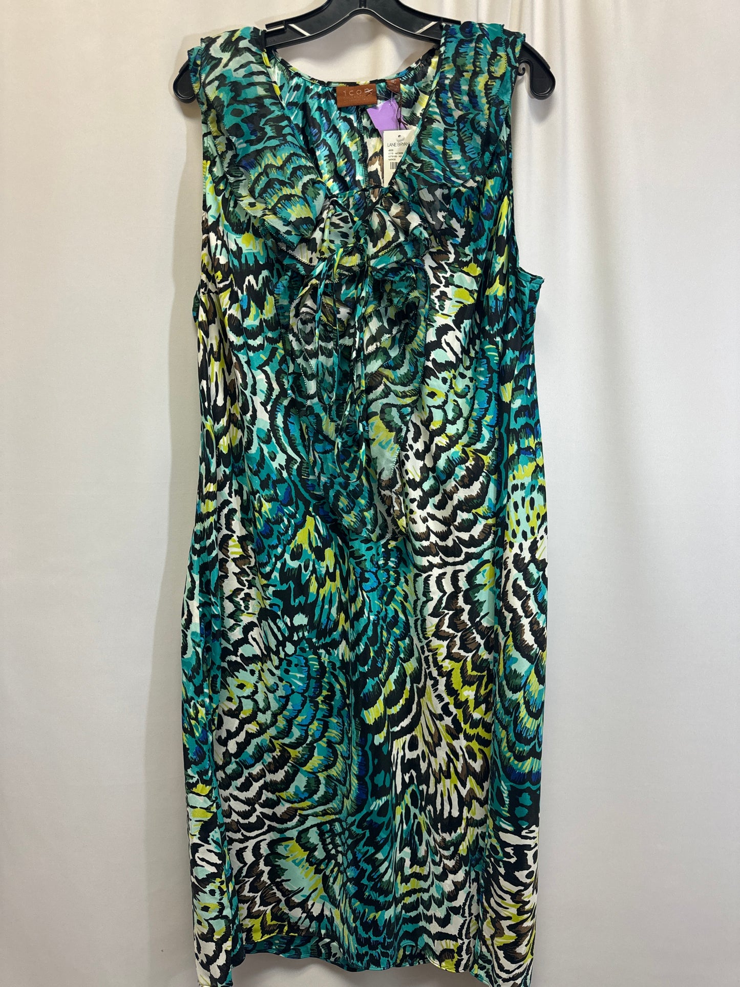 Blue Dress Casual Maxi Lane Bryant, Size 2x