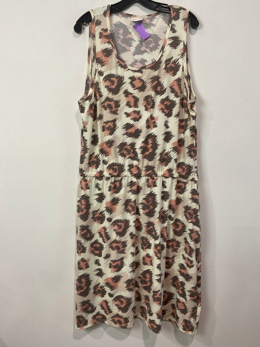 Tan Dress Casual Midi Lularoe, Size 3x