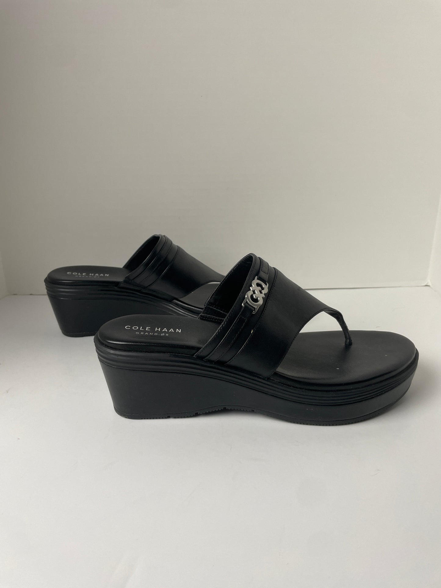 Black Sandals Heels Block Cole-haan, Size 8.5