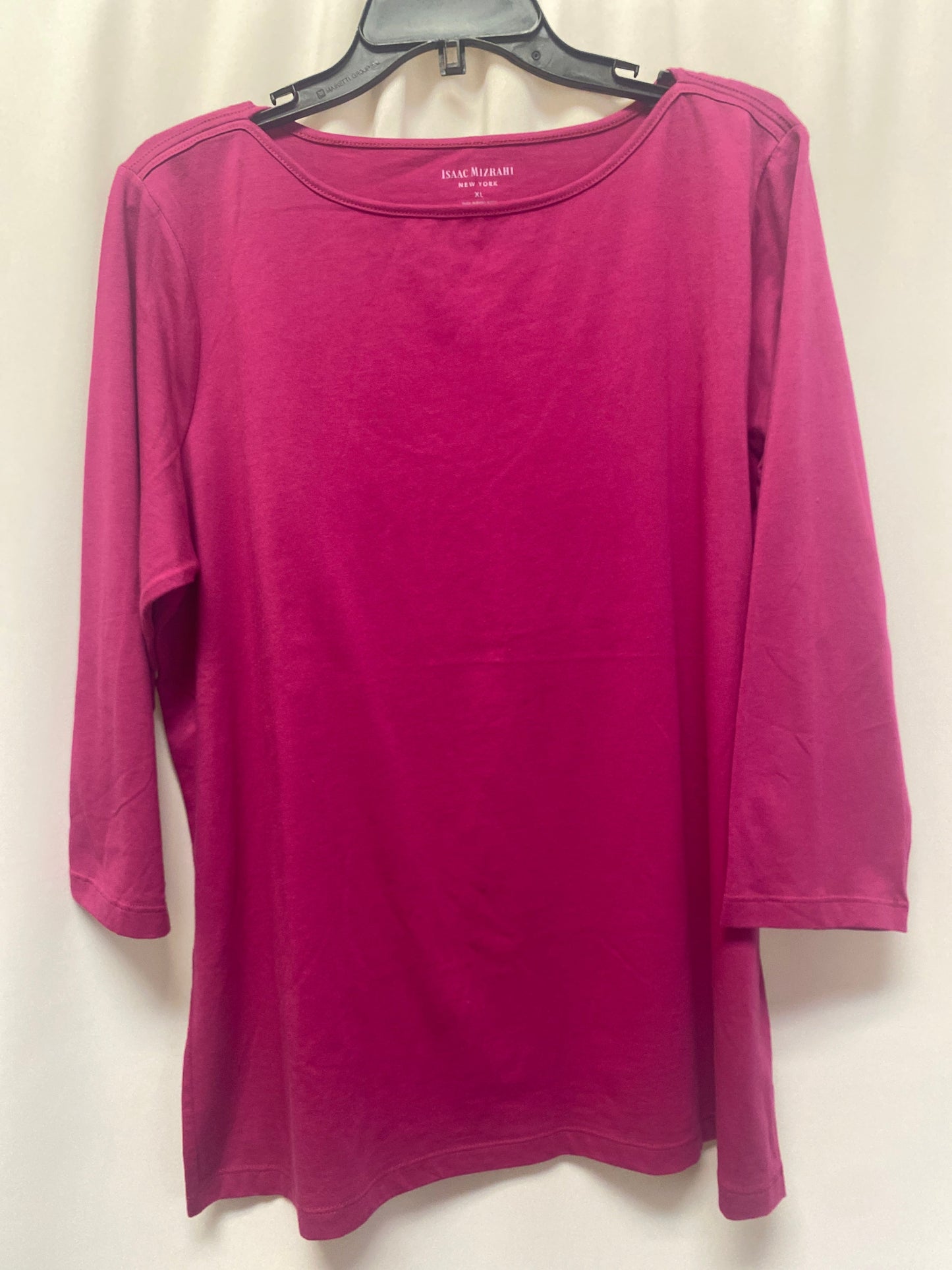 Purple Top Long Sleeve Isaac Mizrahi, Size Xl