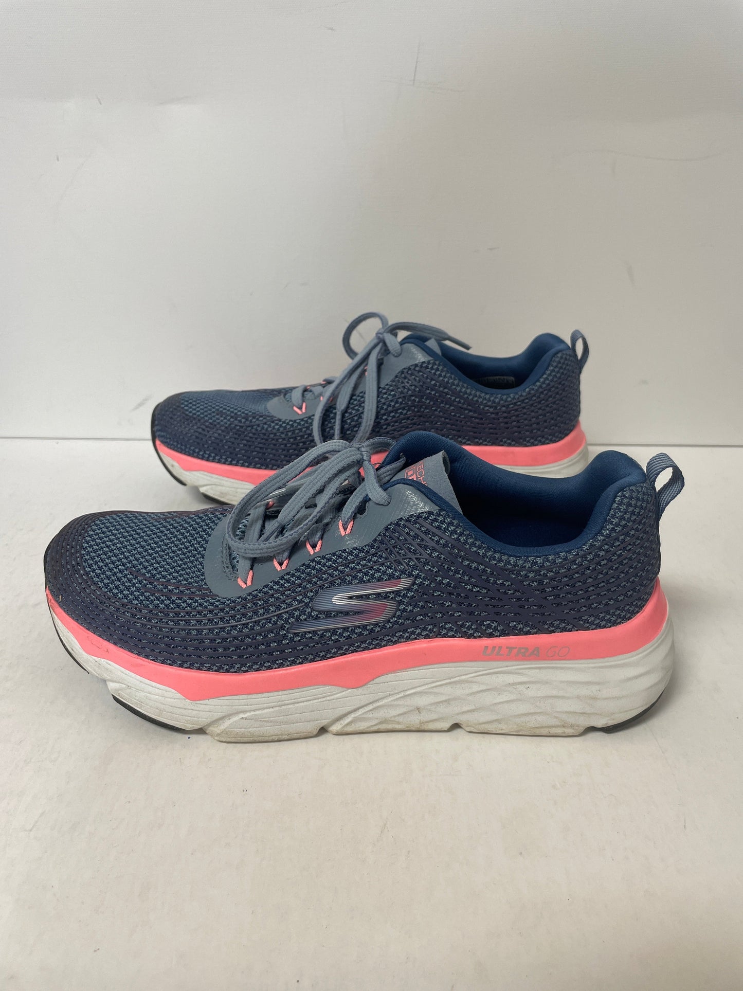 Shoes Athletic By Skechers In Blue, Size: 9.5