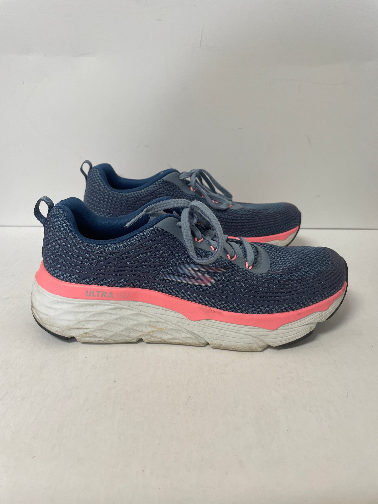 Shoes Athletic By Skechers In Blue, Size: 9.5