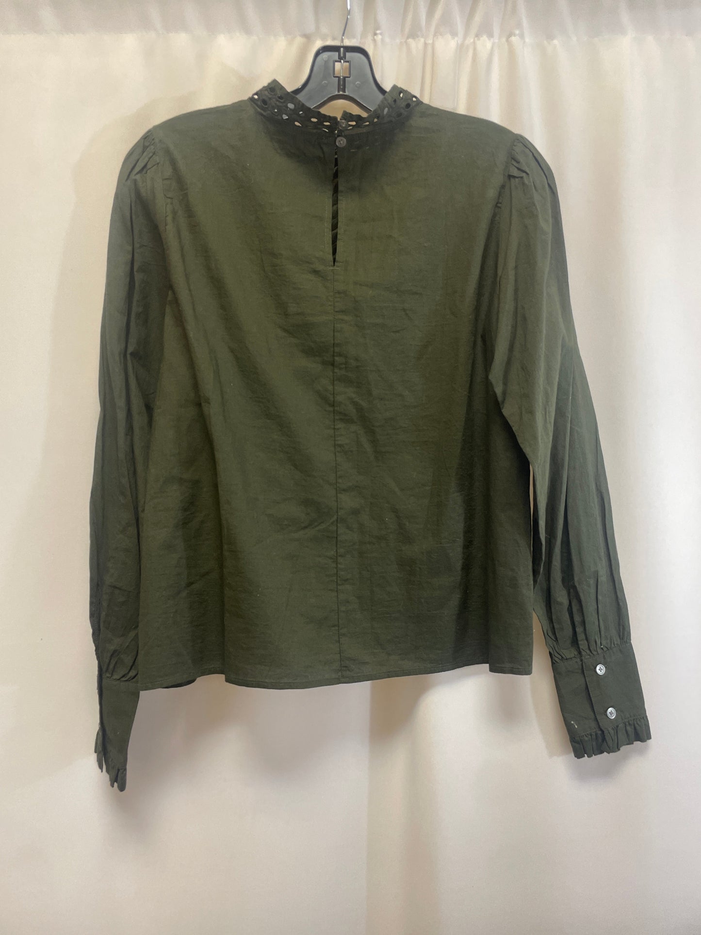 Top Long Sleeve By Loft In Green, Size: Xs