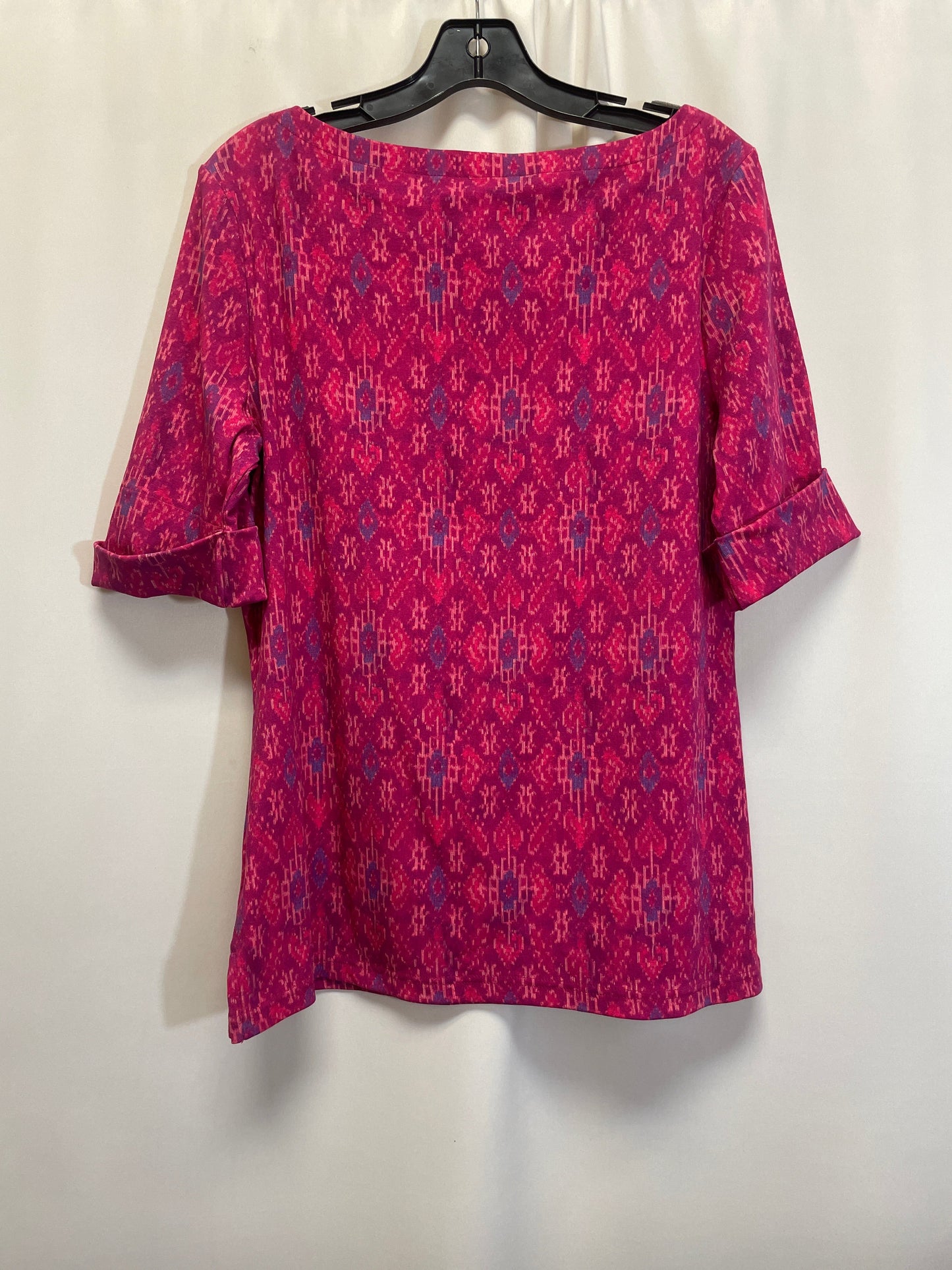 Top Short Sleeve By Ralph Lauren In Pink, Size: Xl