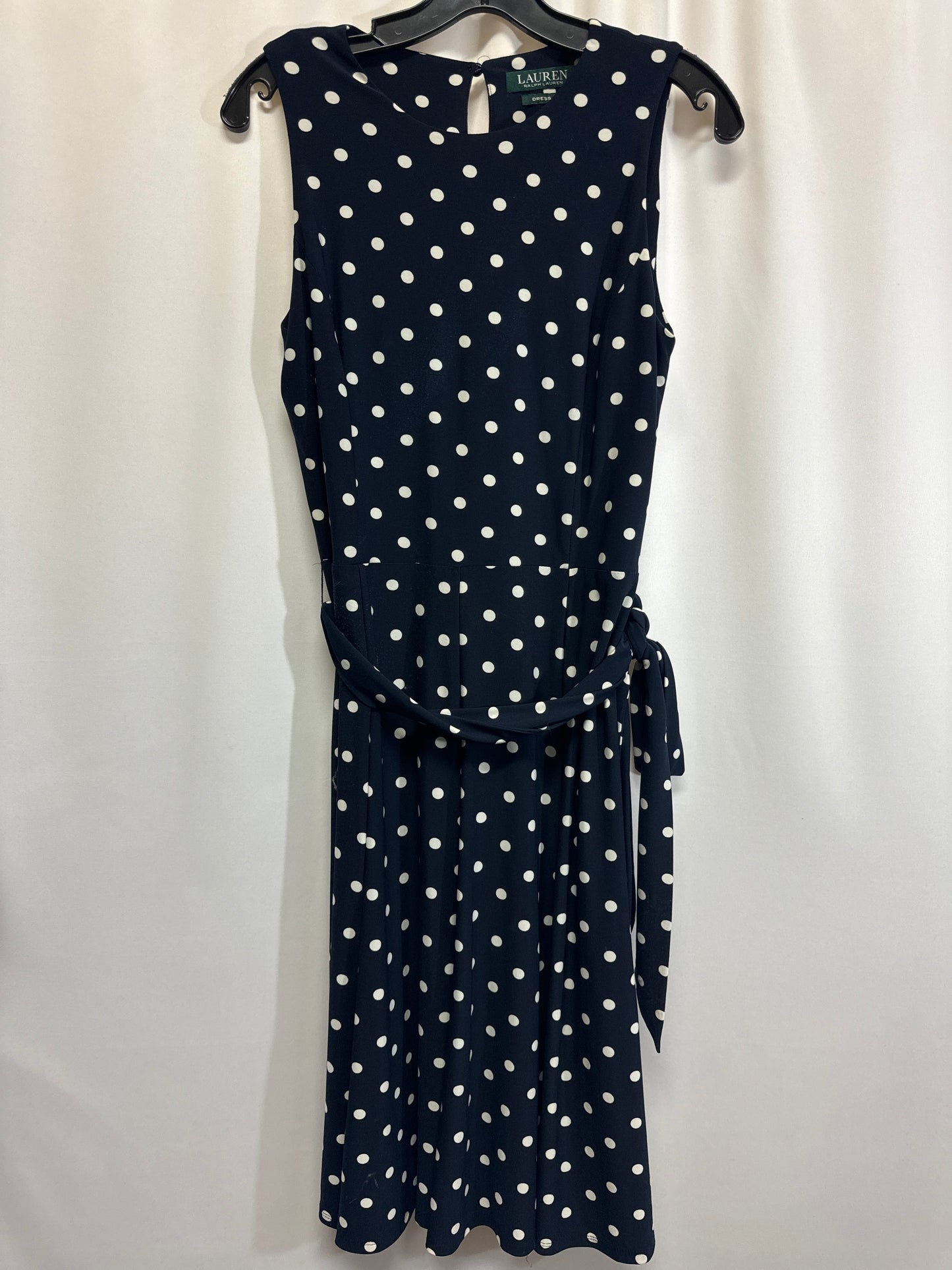 Dress Casual Midi By Ralph Lauren In Blue, Size: 6