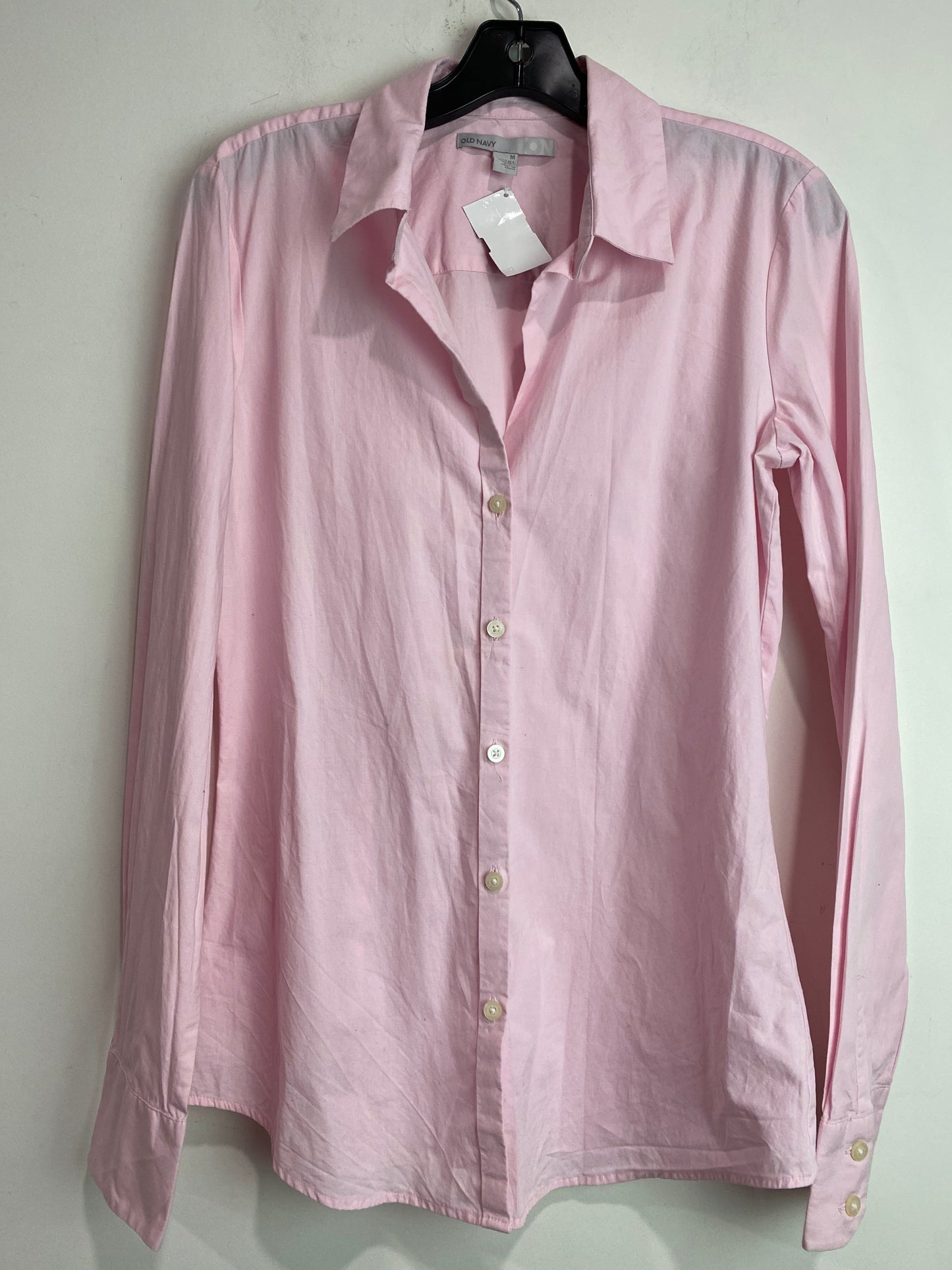 Top Long Sleeve By Old Navy In Pink, Size: M