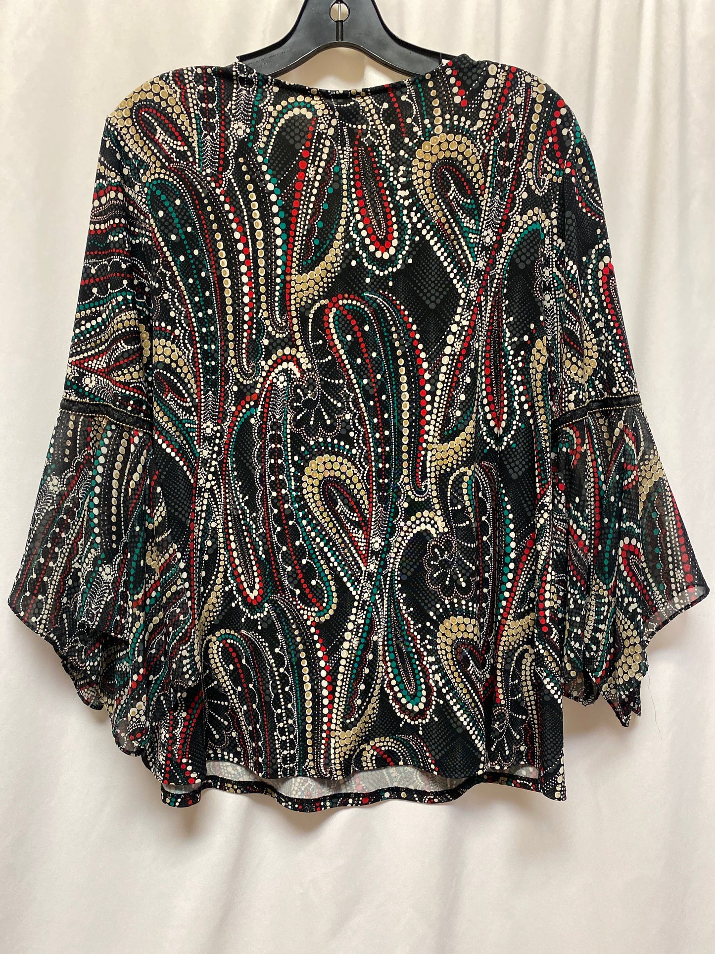 Top Long Sleeve By Cato In Multi-colored, Size: S