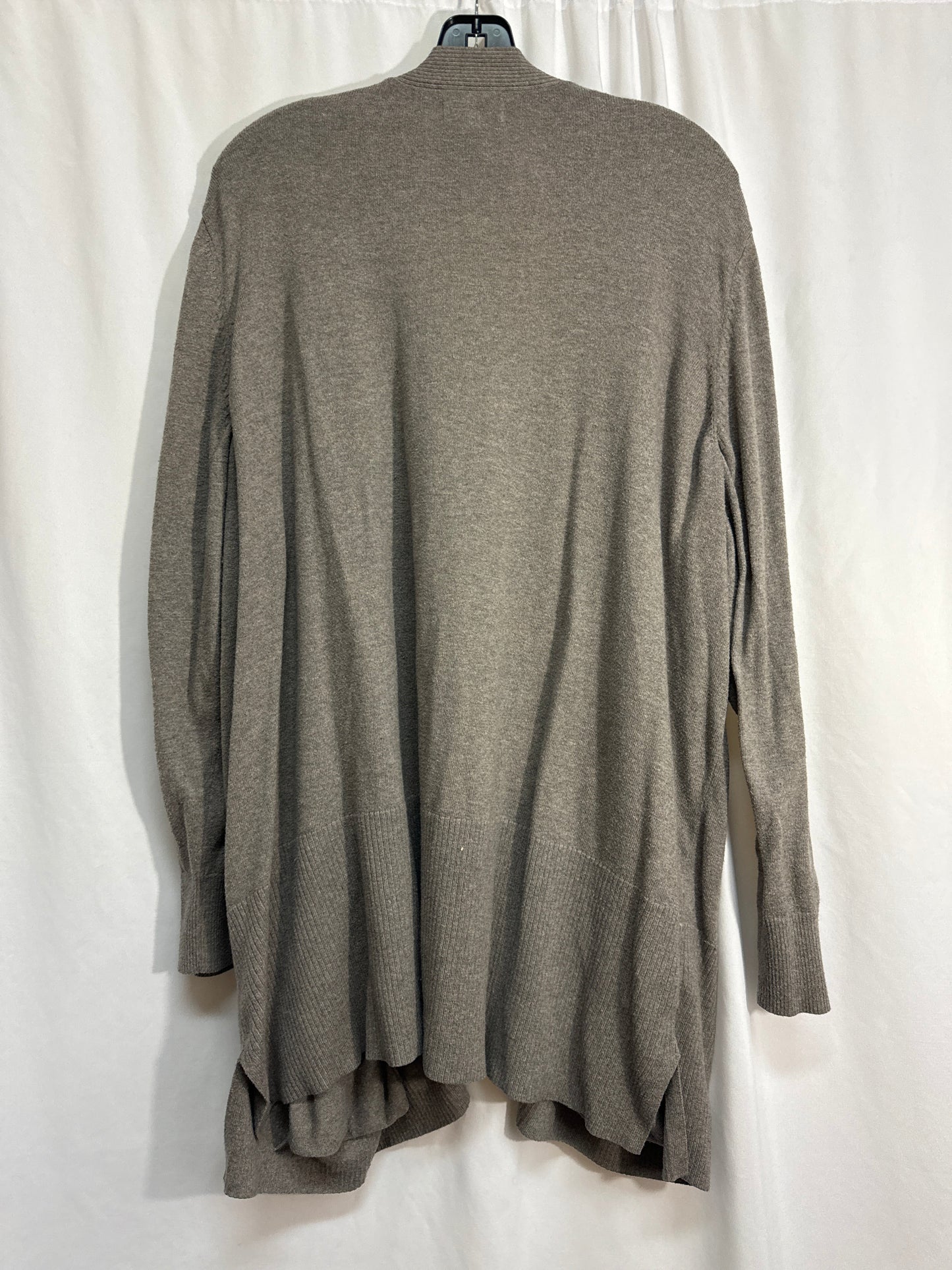 Cardigan By Croft And Barrow In Grey, Size: 3x