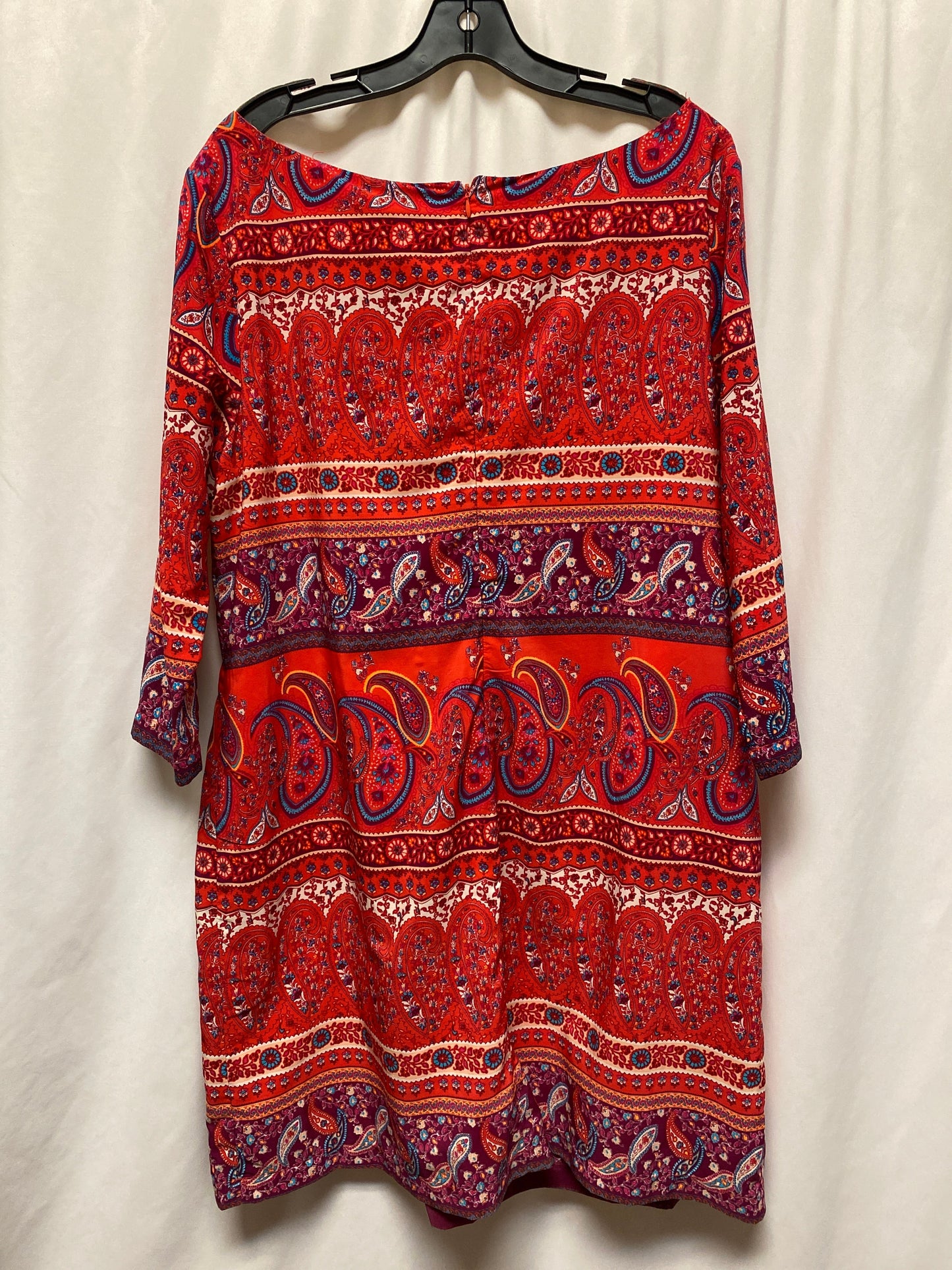 Dress Casual Midi By Old Navy In Paisley Print, Size: Xl